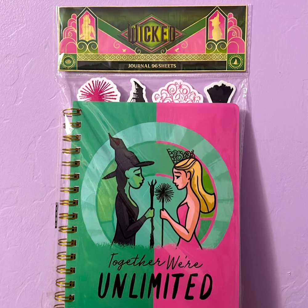 Wicked Elphaba and Glinda Journal